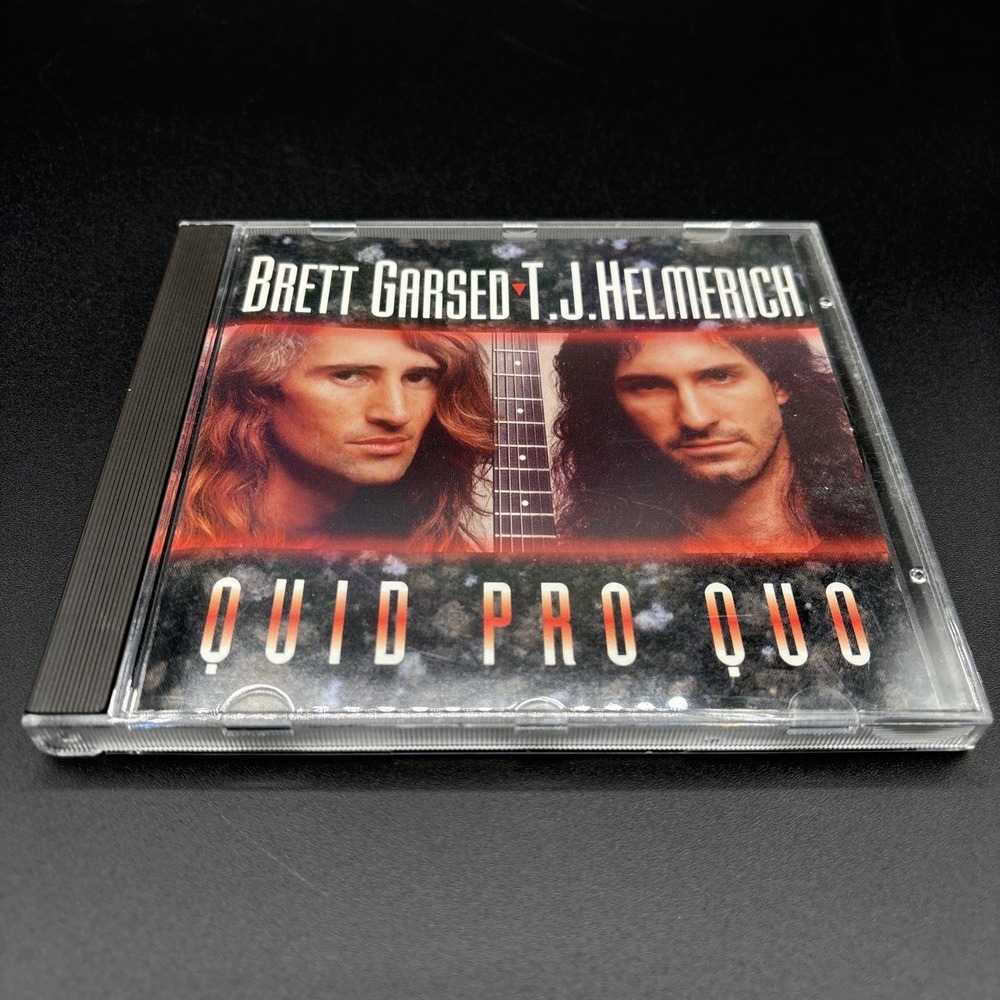 Brett Garsed T. J. Helmerich Quid Pro Quo JAZZ ROCK FUSION RARE! OOP! 🎸 Guitar